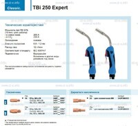 Горелка для полуавтоматической сварки TBi 250 Expert, длина 5 m. - st-e.info - Саратов