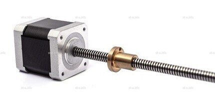 Шаговый двигатель 42HSL48-1204JA08-E150 (Tr8*8) - st-e.info - Саратов