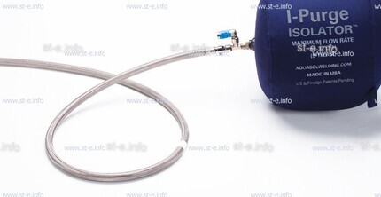 Односторонняя заглушка с трубкой и клапаном ISO 46" (1168 mm)  - st-e.info - Саратов